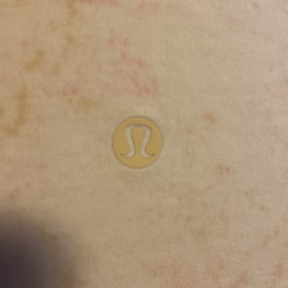 Lululemon mid sleeve top light pink tie dye size M - Picture 6 of 9